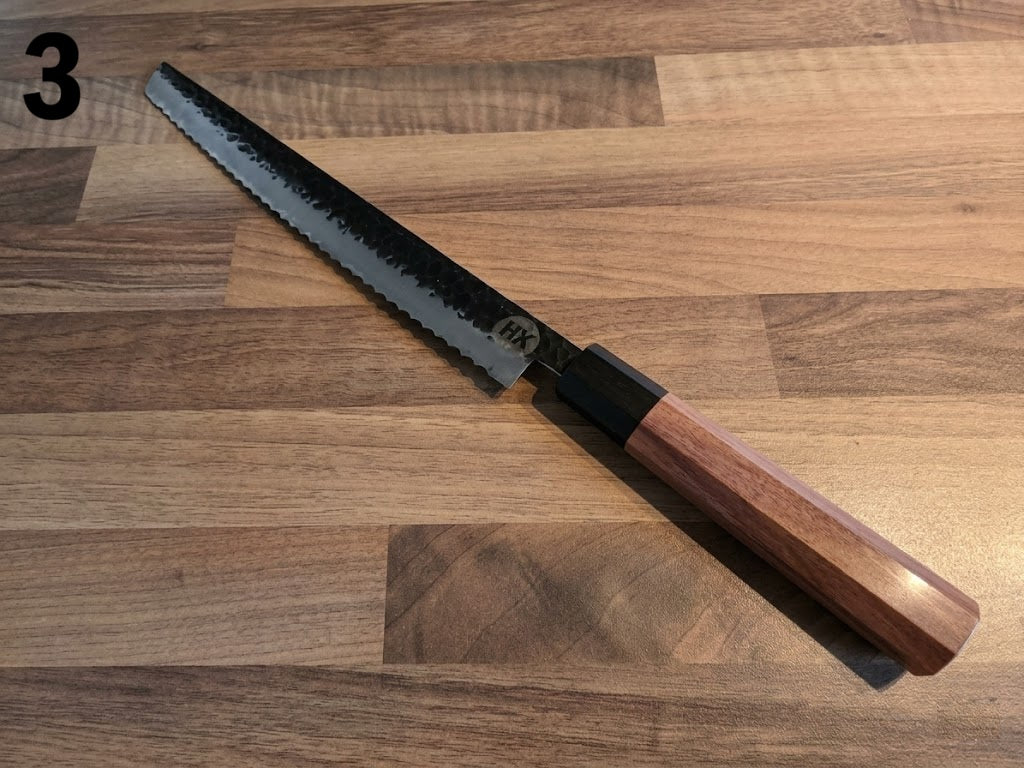 Brødkniv 25 cm – Tsuchime Series (Demo/ubrugt)