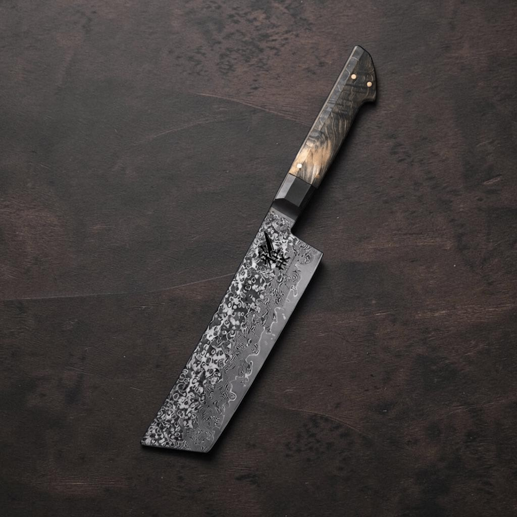 Nakiri 18 cm - Hokori Damascus Series