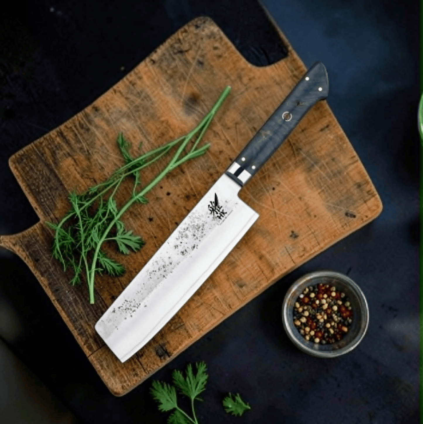 Nakiri 18 cm - Blue Mizu Series